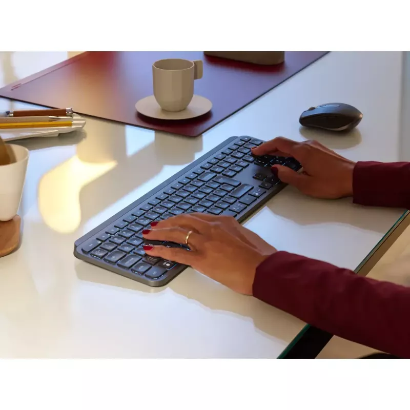LOGITECH Mx Keys For Business - Belaidė klaviatūra - Grafitas - US International Qwerty