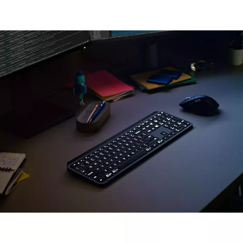 LOGITECH Mx Keys For Business - Belaidė klaviatūra - Grafitas - US International Qwerty