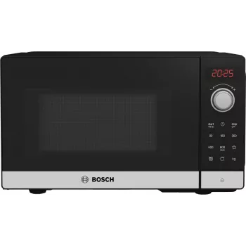 Bosch Serie 2 FEL023MS2 mikrobangų krosnelė Juoda, Nerūdijantis plienas Solo mikrobangų krosnelė ant stalviršio 20 L 800 W