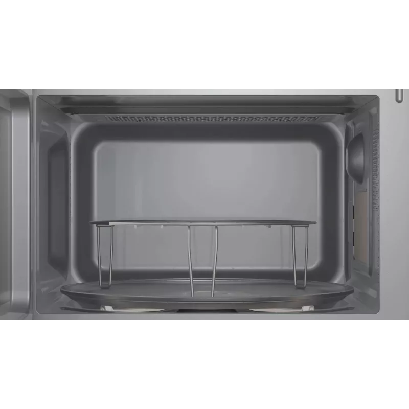 Bosch Serie 2 FEL023MS2 mikrobangų krosnelė Juoda, Nerūdijantis plienas Solo mikrobangų krosnelė ant stalviršio 20 L 800 W