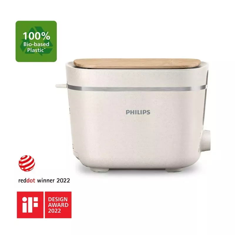 Skrudintuvas Philips HD2640/10 Eco Conscious Edition, 2 griežinėliams, 830 W, baltas