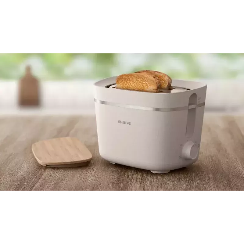 Skrudintuvas Philips HD2640/10 Eco Conscious Edition, 2 griežinėliams, 830 W, baltas