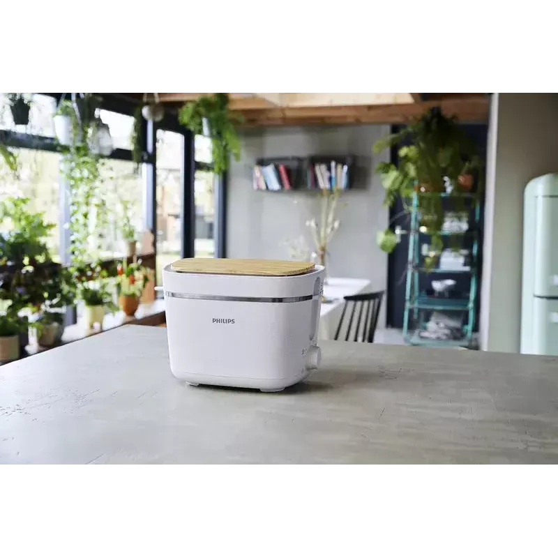 Skrudintuvas Philips HD2640/10 Eco Conscious Edition, 2 griežinėliams, 830 W, baltas