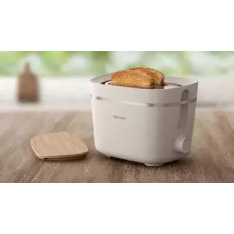 Skrudintuvas Philips HD2640/10 Eco Conscious Edition, 2 griežinėliams, 830 W, baltas
