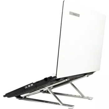 INTER-TECH Nbs-200 nešiojamojo kompiuterio stovas, sidabrinis, 39,6 cm (15,6 inch)