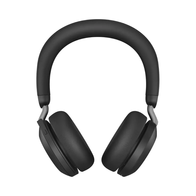 Jabra Evolve2 75 - USB-A MS Teams su stalo stovu - juoda