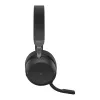 Jabra Evolve2 75 - USB-C MS Teams su stovo stalu - juoda, laidinis ir belaidis, skambučiai/muzika, 20 - 20000 Hz, 197 g, ausinės, juoda