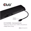 CLUB3D UNIVERSAL USB Gen1 Type-C Triple Display Dynamic PD Įkrovimo Stotelė su 65 W maitinimo šaltiniu (VGA, HDMI, DP, ETHERNET)