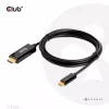CLUB3D HDMI į USB Type-C 4K60Hz aktyvus kabelis V/V 1,8m