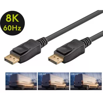 Goobay DisplayPort laidas 58534 2 m juodas