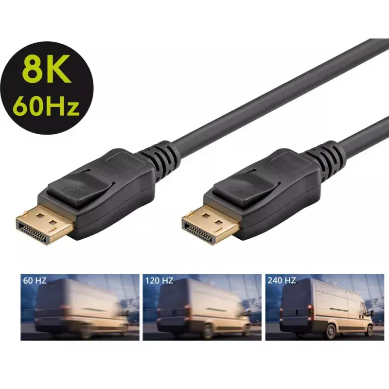 Goobay DisplayPort laidas 58534 2 m juodas