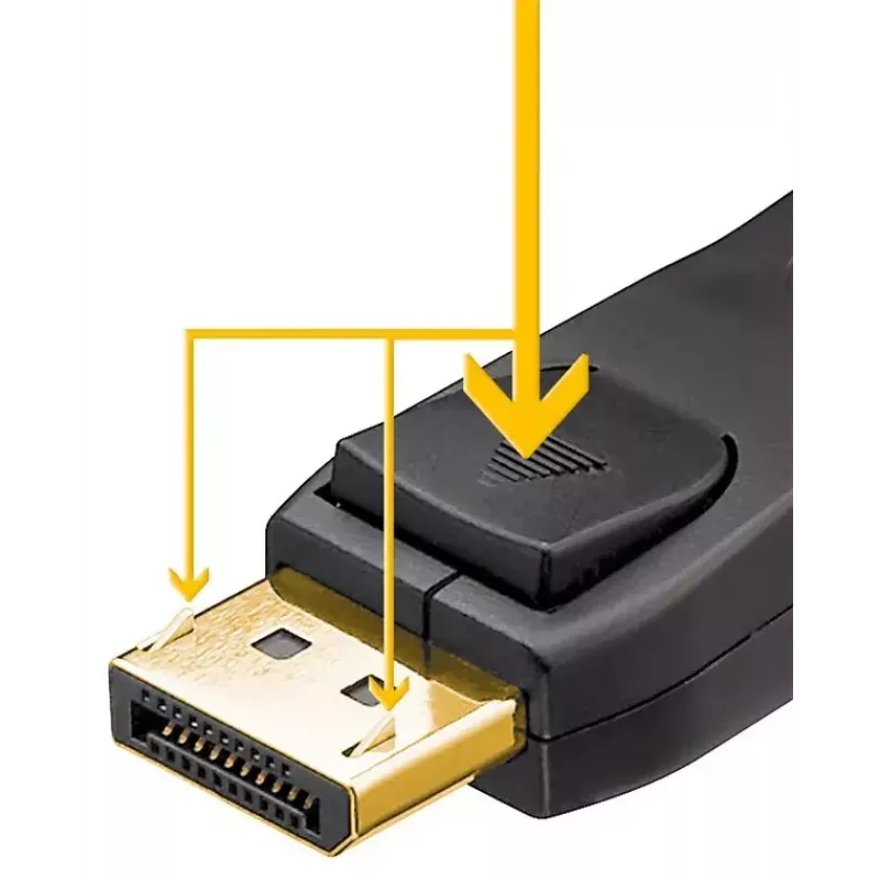 Goobay DisplayPort laidas 58534 2 m juodas
