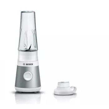 Stalinis blenderis Bosch VitaPower MMB2111T — 450 W, 0,6 L Tritan indas, sukimo valdiklis, sidabrinis