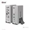 Docking stotelė CLUB3D CSV-1568 metaliniu korpusu, USB Gen2 Type-C, USB Gen2 Type-A, HDMI, DP, VGA, RJ45, 120W