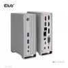 Docking stotelė CLUB3D CSV-1568 metaliniu korpusu, USB Gen2 Type-C, USB Gen2 Type-A, HDMI, DP, VGA, RJ45, 120W