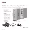 Docking stotelė CLUB3D CSV-1568 metaliniu korpusu, USB Gen2 Type-C, USB Gen2 Type-A, HDMI, DP, VGA, RJ45, 120W
