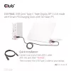 Docking stotelė CLUB3D CSV-1568 metaliniu korpusu, USB Gen2 Type-C, USB Gen2 Type-A, HDMI, DP, VGA, RJ45, 120W