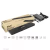 CLUB3D USB Gen1 Type-C Triple Display DP Alt mode Displaylink dinaminis PD įkrovimo dokas su 120 W maitinimo šaltiniu