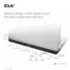 CLUB3D USB Gen1 Type-C Triple Display DP Alt mode Displaylink dinaminis PD įkrovimo dokas su 120 W maitinimo šaltiniu