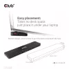 CLUB3D USB Gen1 Type-C Triple Display DP Alt mode Displaylink dinaminis PD įkrovimo dokas su 120 W maitinimo šaltiniu
