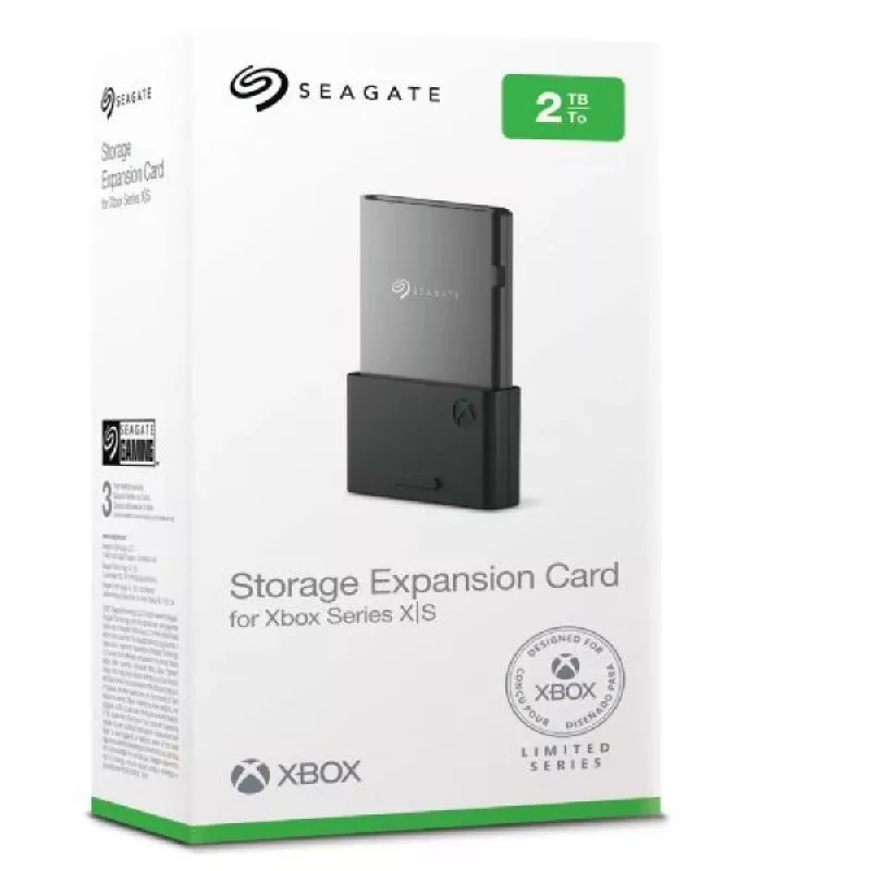 Saugojimo išplėtimo kortelė Seagate Storage Expansion Card Xbox, juoda, 31,6 mm, 7,8 mm, 53 mm