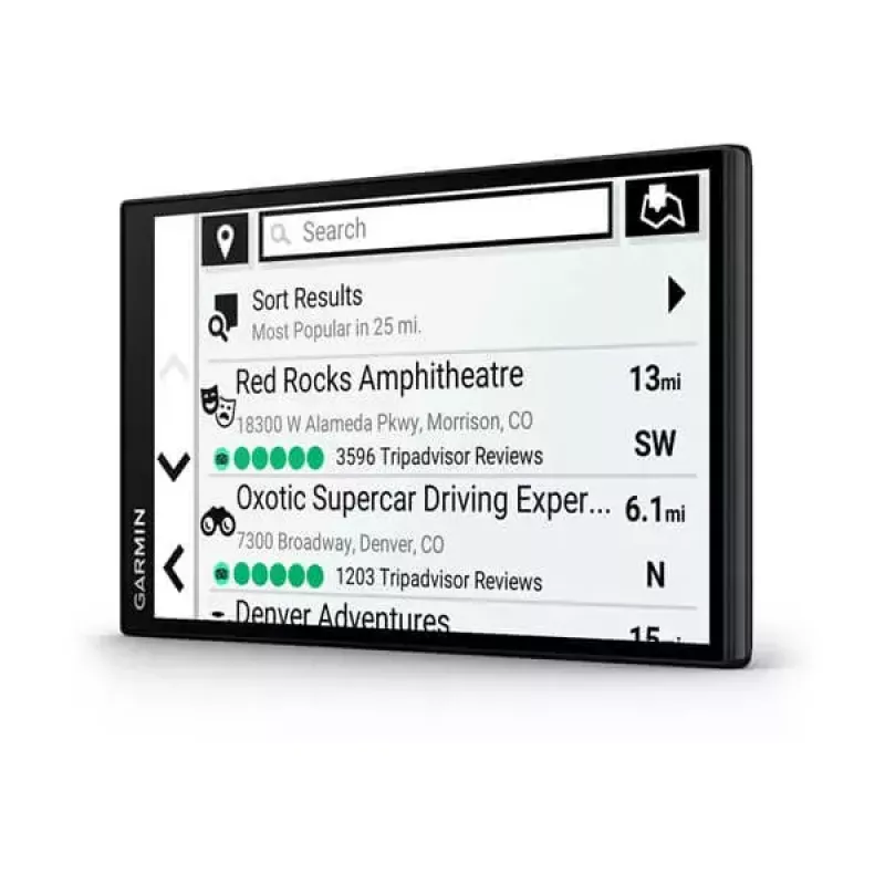 Automobilinis GPS navigatorius GARMIN DriveSmart 76 — 7 colių TFT lietimui jautrus ekranas, 32 GB atmintis, „Wi‑Fi“, „Bluetooth“, viso gyvenimo žemėlapių atnaujinimai (EU MT-S)