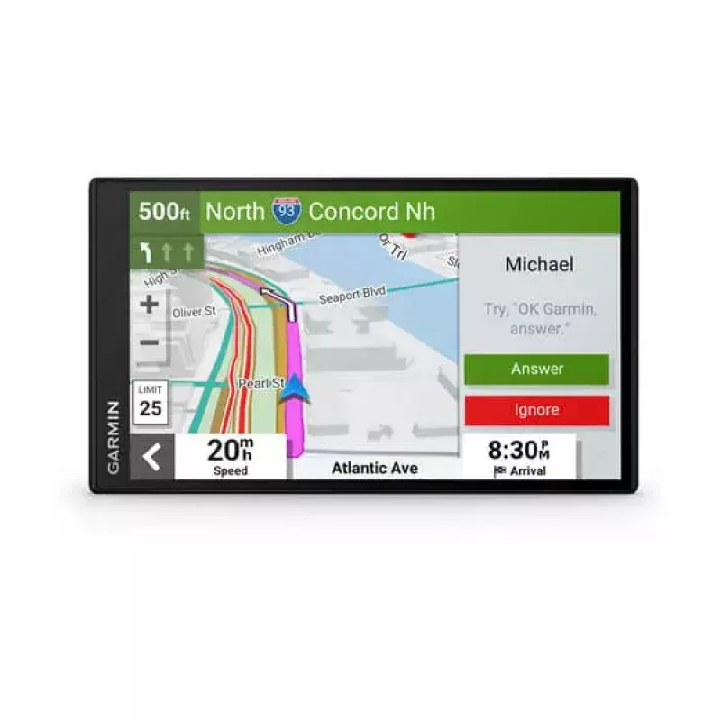 Automobilinis GPS navigatorius GARMIN DriveSmart 76 — 7 colių TFT lietimui jautrus ekranas, 32 GB atmintis, „Wi‑Fi“, „Bluetooth“, viso gyvenimo žemėlapių atnaujinimai (EU MT-S)
