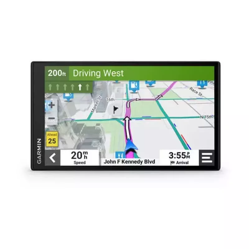 Automobilinis GPS navigatorius GARMIN DriveSmart 76 — 7 colių TFT lietimui jautrus ekranas, 32 GB atmintis, „Wi‑Fi“, „Bluetooth“, viso gyvenimo žemėlapių atnaujinimai (EU MT-S)
