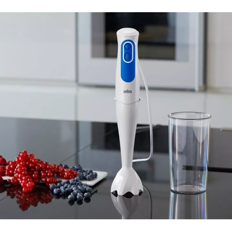 Braun MQ 3000 Smoothie 0,6 l panardinamasis trintuvas 700 W mėlynas, baltas