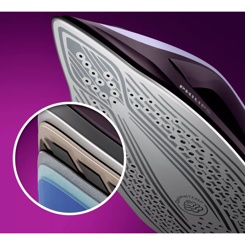 Philips 7000 serijos PSG7050/30 garų lyginimo stotis 2100 W 1,8 L SteamGlide Elite padas Violetinė