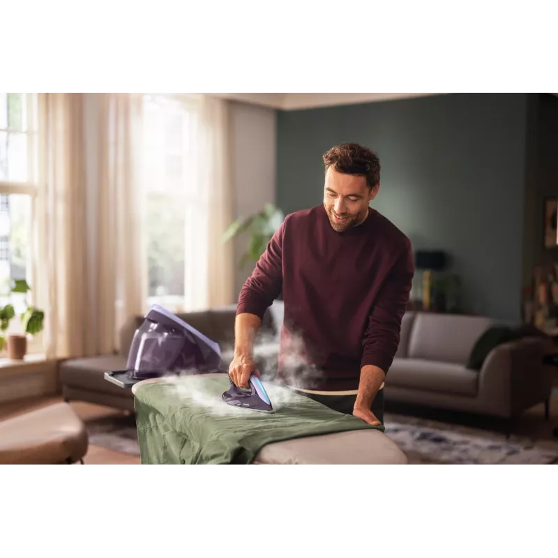 Philips 7000 serijos PSG7050/30 garų lyginimo stotis 2100 W 1,8 L SteamGlide Elite padas Violetinė