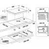 Indukcinė kaitlentė WHIRLPOOL AKT 801/NE — 4 zonų, 60 cm, jutiklinis valdymas, juoda stiklo keramika