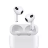 “Apple” “AirPods” 3 kartos + “MagSafe” įkrovimo dėklas Skambučiai/Muzika “Bluetooth” Balti