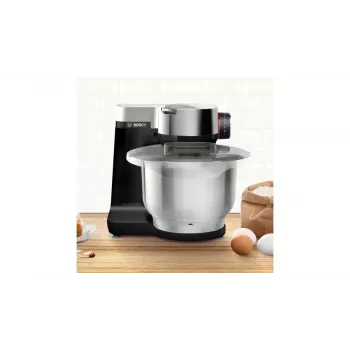 Bosch Serie 2 MUMS2VM00 virtuvinis kombainas 900 W 3,8 l juoda, sidabrinė