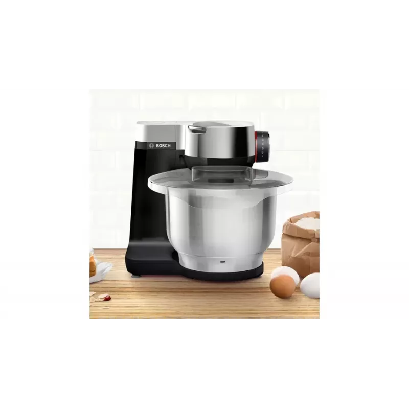 Bosch Serie 2 MUMS2VM00 virtuvinis kombainas 900 W 3,8 l juoda, sidabrinė