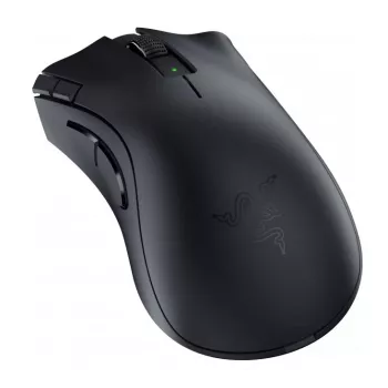 Žaidimų pelė Razer DeathAdder V2 X HyperSpeed – dešinei rankai, belaidė 2,4 GHz / Bluetooth, 14 000 DPI, 7 mygtukai, AA baterija, 103 g, juoda