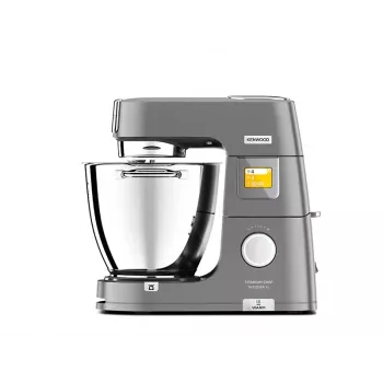 Stovas maišytuvas Kenwood KWL90.004SI — 1400 W, 7 L nerūdijančio plieno dubuo, jutiklinis valdymas, integruotos svarstyklės, sidabrinis