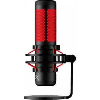 HyperX QuadCast - USB mikrofonas (juoda-raudona) - raudonas apšvietimas