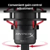 HyperX QuadCast - USB mikrofonas (juoda-raudona) - raudonas apšvietimas