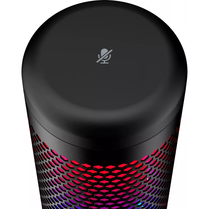 HyperX QuadCast S - USB mikrofonas (juodai pilkas) - RGB apšvietimas