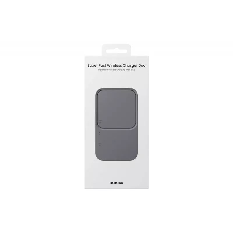 Belaidis vidaus USB įkroviklis Samsung EP-P5400 — 15 W, Pilka, skirtas išmaniajam telefonui, ausinėms, išmaniajam laikrodžiui