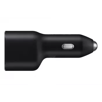 Automobilinis įkroviklis Samsung EP-L4020 40W (12 V įvestis) USB-C 25W+15W juodas išmaniesiems telefonams