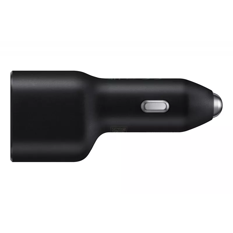 Automobilinis įkroviklis Samsung EP-L4020 40W (12 V įvestis) USB-C 25W+15W juodas išmaniesiems telefonams