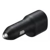 Automobilinis įkroviklis Samsung EP-L4020 40W (12 V įvestis) USB-C 25W+15W juodas išmaniesiems telefonams