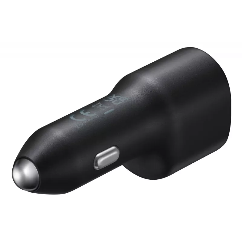 Automobilinis įkroviklis Samsung EP-L4020 40W (12 V įvestis) USB-C 25W+15W juodas išmaniesiems telefonams