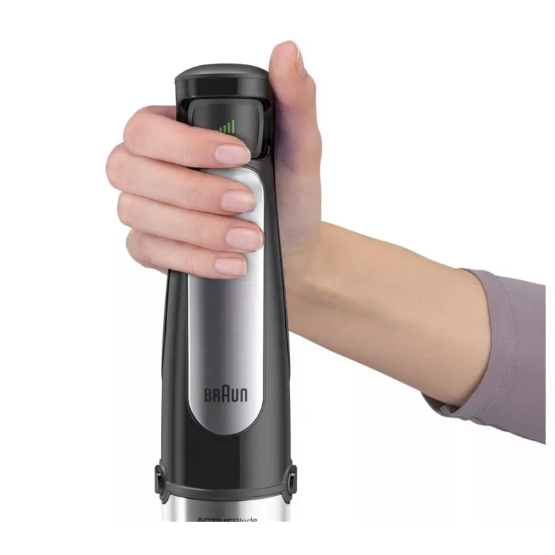 Braun MQ 7000X 0,6 L panardinamasis trintuvas 1000 W juodas, satininio plieno