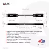 USB Gen1 Type-C ilginamasis laidas CLUB3D CAC-1531, 1 m, USB-C kištukas į 2× USB-C lizdą, 5 Gbps, 60 W PD, 4K@60Hz