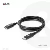 USB Gen1 Type-C ilginamasis laidas CLUB3D CAC-1531, 1 m, USB-C kištukas į 2× USB-C lizdą, 5 Gbps, 60 W PD, 4K@60Hz