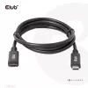 USB Gen1 Type-C ilginamasis laidas CLUB3D CAC-1531, 1 m, USB-C kištukas į 2× USB-C lizdą, 5 Gbps, 60 W PD, 4K@60Hz