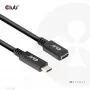CLUB3D USB Gen1 Type-C ilginimo kabelis 5Gbps 60W(20V/3A) 4K60Hz M/F 2m/6,56ft